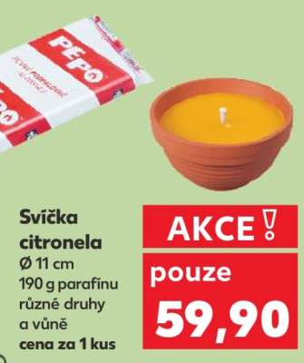 SVÍČKA CITRONELA*