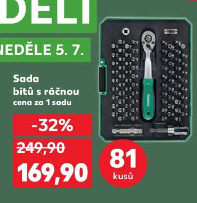 Sada bitů s ráčnou