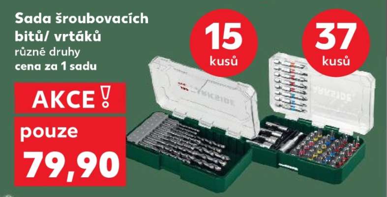 Sada šroubovacích bitů/ vrtáků