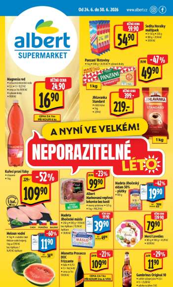 Leták Albert Supermarket - 24.6.2026 - 30.6.2026.