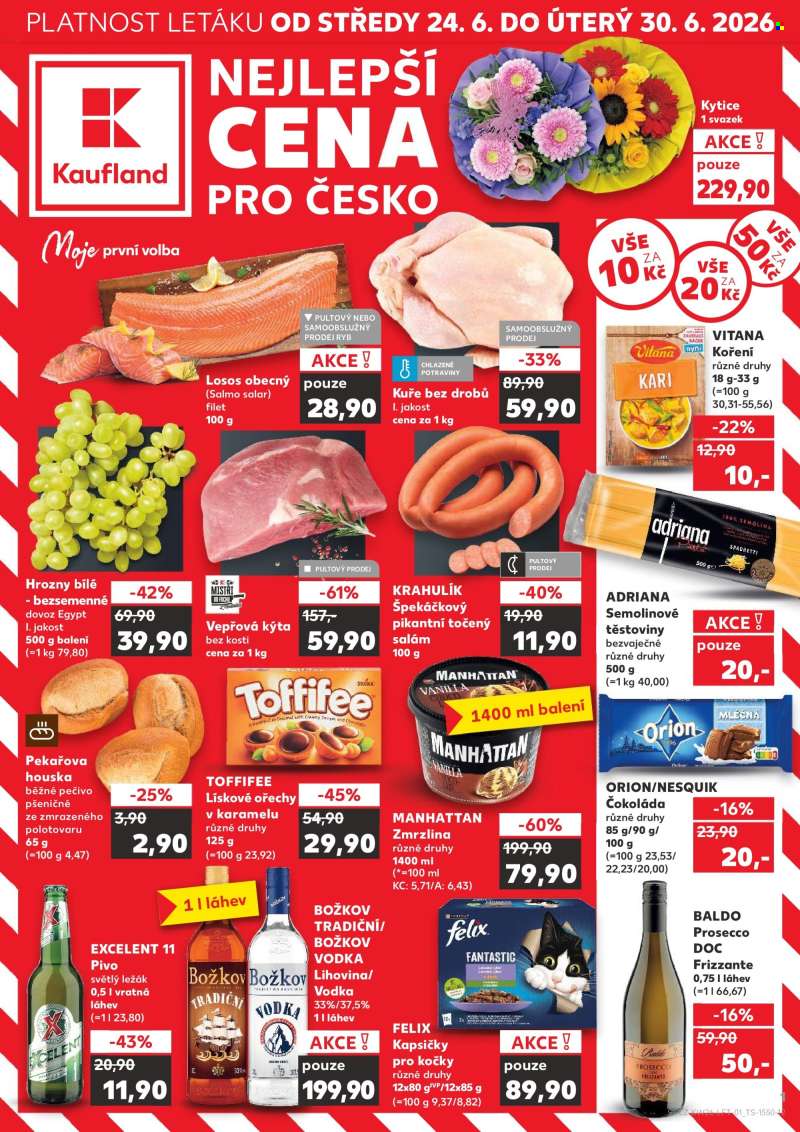 Leták Kaufland - 24.6.2026 - 30.6.2026.