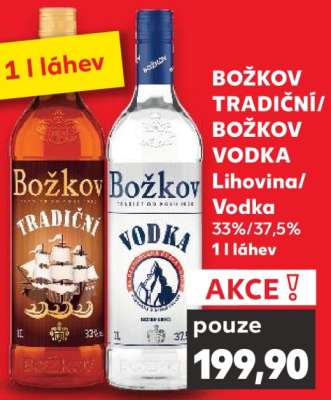 BOŽKOV TRADIČNÍ/BOŽKOV VODKA