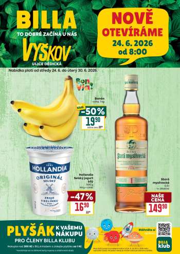 Leták BILLA - 24.6.2026 - 30.6.2026.