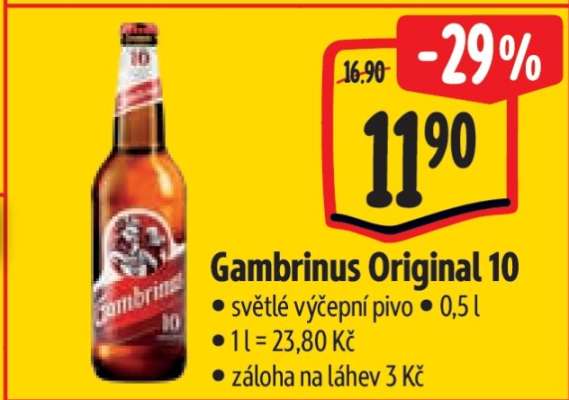 Gambrinus Originál 10