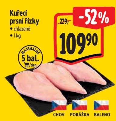 Kuřecí prsní řízky