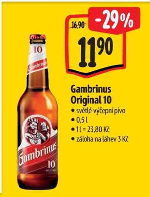 Gambrinus Originál 10