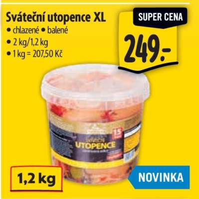 Sváteční utopence XL