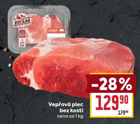 Vepřová plec bez kosti