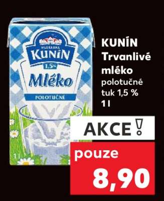 Kunín Trvanlivé mléko