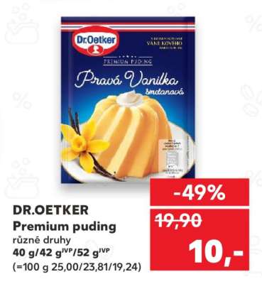 Dr. Oetker Premium puding