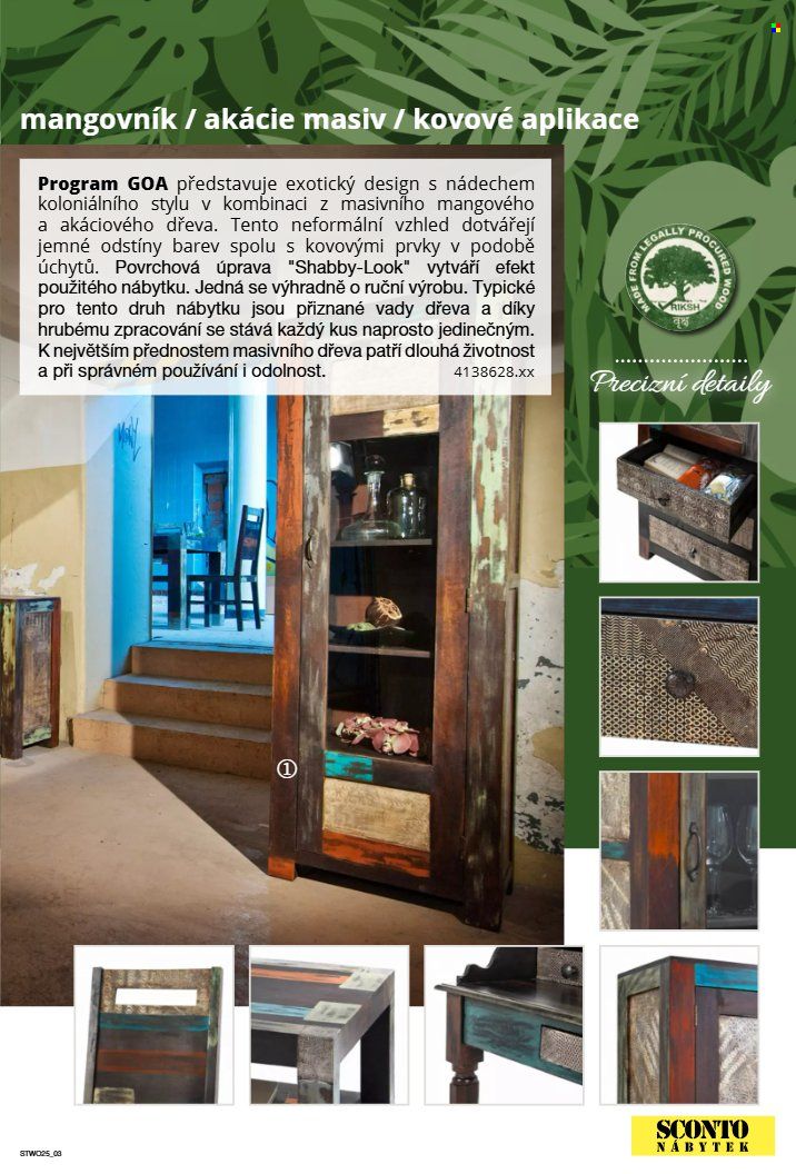 Leták SCONTO NÁBYTEK. Strana 3