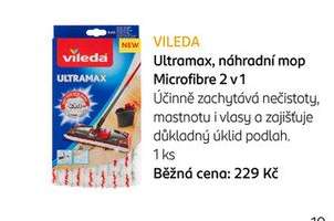 VILEDA Ultramax, náhradní mop Microfibre 2 v 1