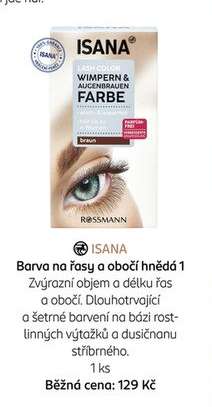 ISANA Barva na řasy a obočí hnědá 1