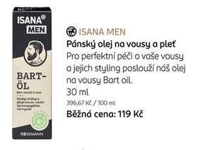 ISANA Men Pánský olej na vousy a pleť