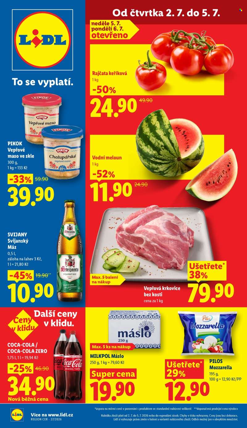 Leták Lidl - 2.7.2026 - 5.7.2026.
