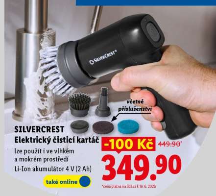 SILVERCREST Elektrický čisticí kartáč