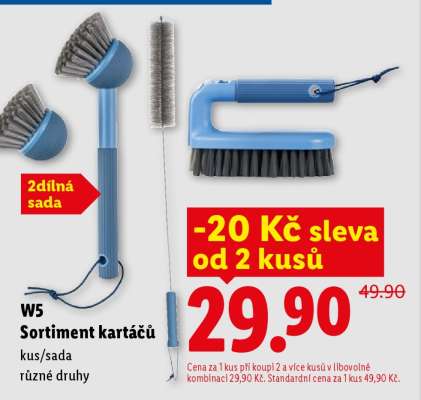 W5 Sortiment kartáčů