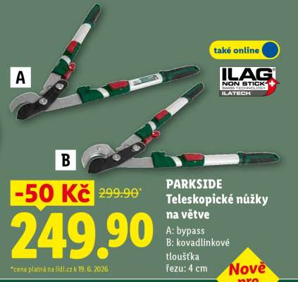 PARKSIDE Teleskopické nůžky na větve