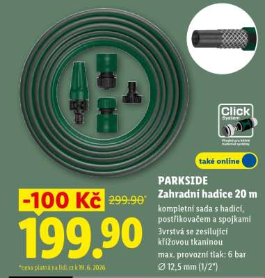 PARKSIDE Zahradní hadice 20 m