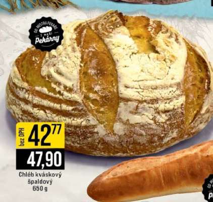 Chléb kváskový špaldový