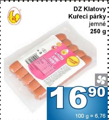 DZ Klatovy Kuřecí párky