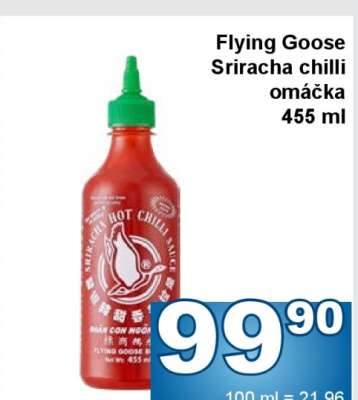 Flying Goose Sriracha chilli omáčka