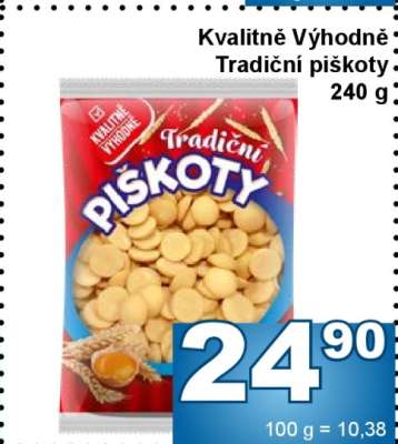 Tradiční piškoty