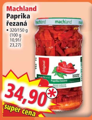 Machland Paprika řezaná