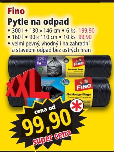 Fino pytle na odpad