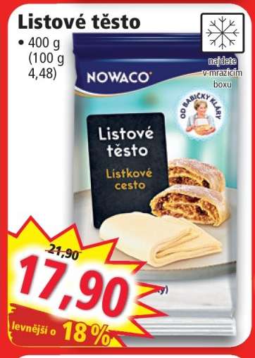 Listové těsto