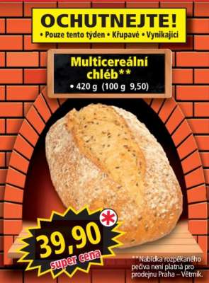 MULTICEREÁLNÍ CHLÉB