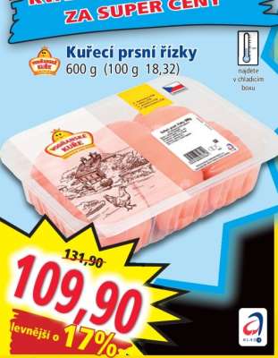 Kuřecí prsní řízky