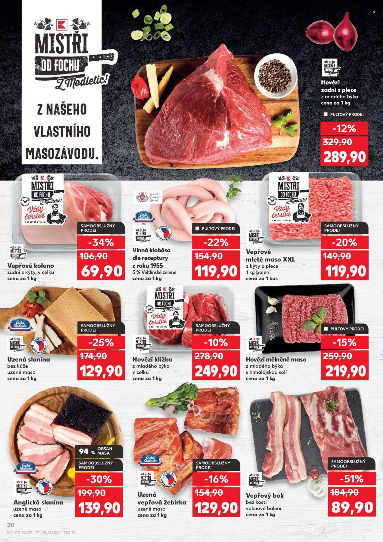 Leták Kaufland - 1.7.2026 - 7.7.2026. Strana 20