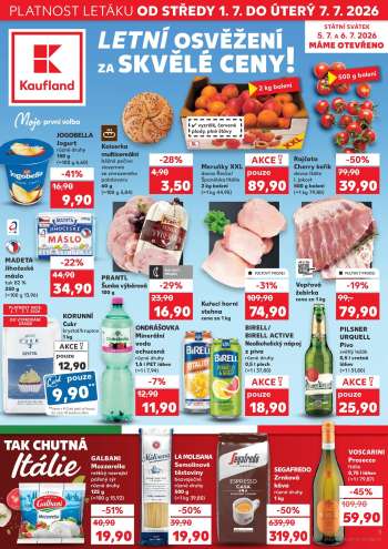 Leták Kaufland - 1.7.2026 - 7.7.2026.