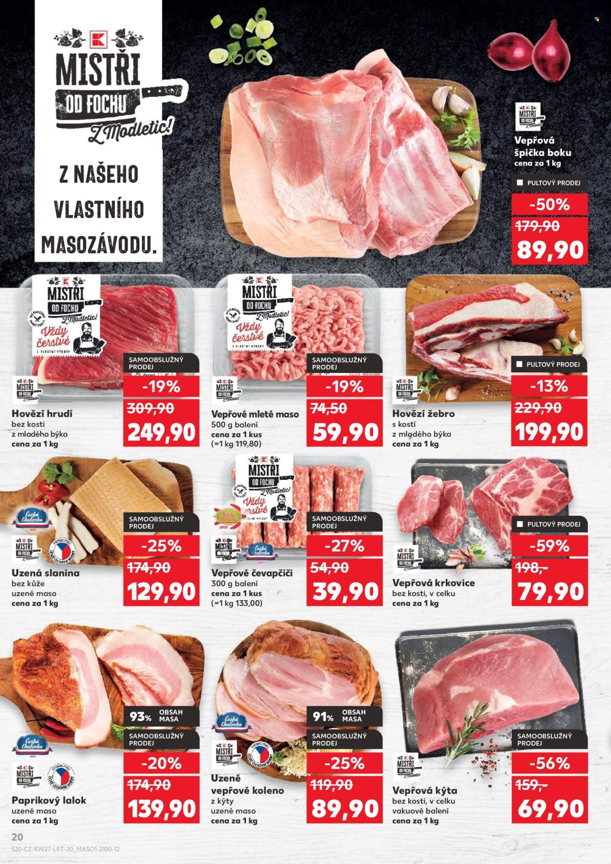 Leták Kaufland - 1.7.2026 - 7.7.2026. Strana 20