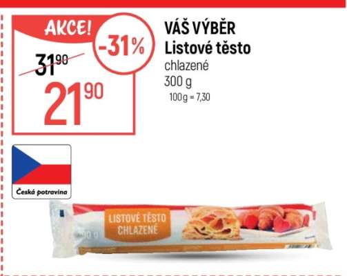 Váš výběr Listové těsto