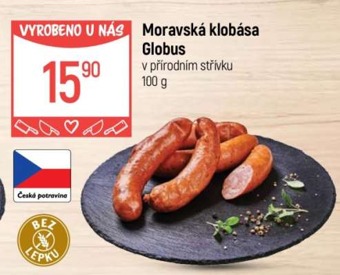 Moravská klobása Globus