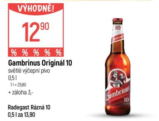 Gambrinus Originál 10