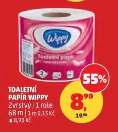 TOALETNÍ PAPÍR WIPPY*