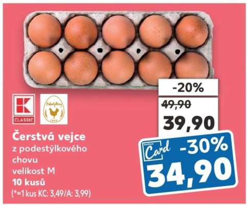 ČERSTVÁ VEJCE*