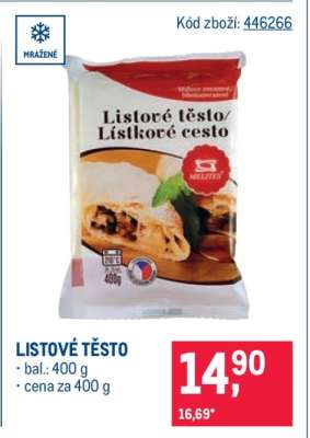 Listové těsto