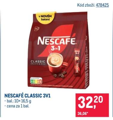 Nescafé Classic 3v1