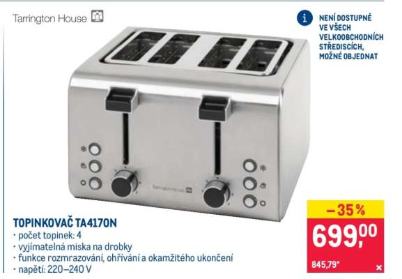 TOPINKOVAČ TA4170N