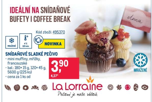 SNÍDAŇOVÉ SLADKÉ PEČIVO