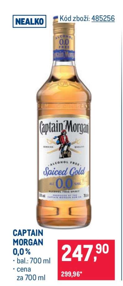 CAPTAIN MORGAN 0,0 %