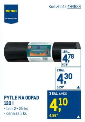 PYTLE NA ODPAD 120 l