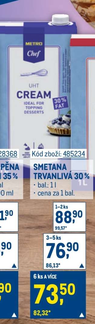 SMETANA TRVANLIVÁ 30%