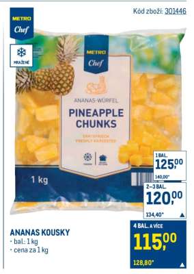 Ananas kousky