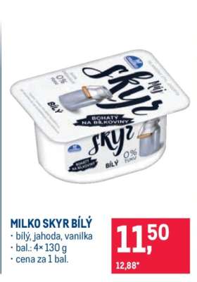 MILKO SKYR BÍLÝ