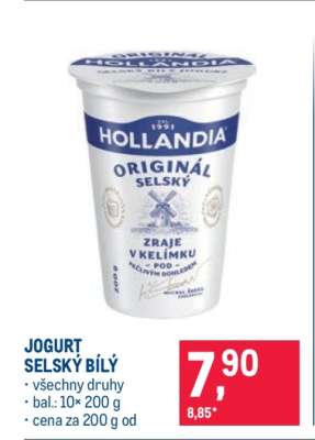 Jogurt selský bílý